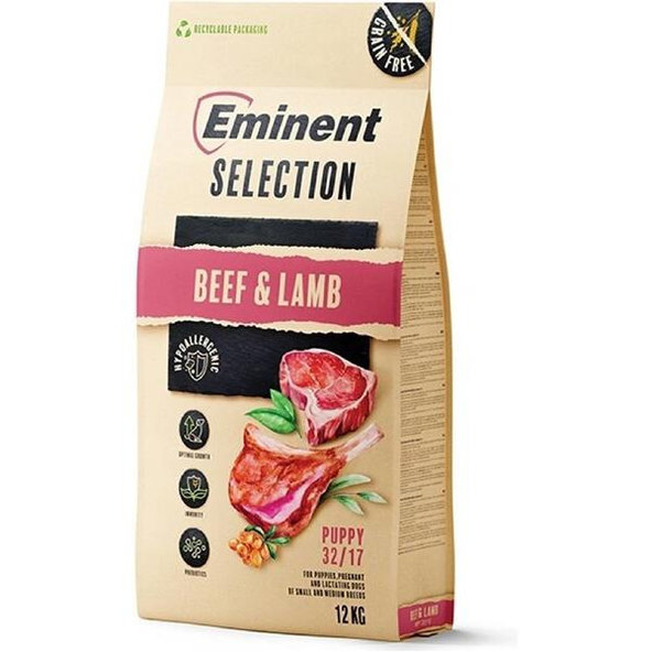 Eminent dog Selection Puppy Beef & Lamb granule pre psy 12 kg