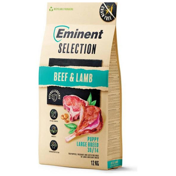 Eminent dog Selection Puppy Large Breed Beef & Lamb granule pre psy 12 kg
