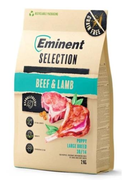 Eminent dog Selection Puppy Large Breed Beef & Lamb granule pre psy 2 kg