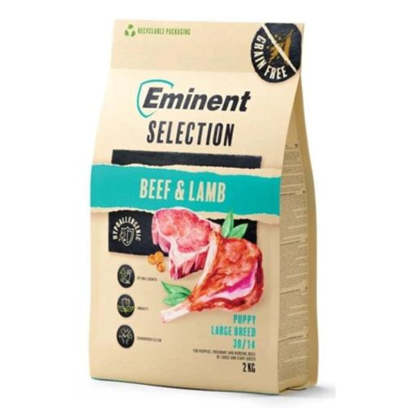 Eminent dog Selection Puppy Large Breed Beef & Lamb granule pre psy 2 kg