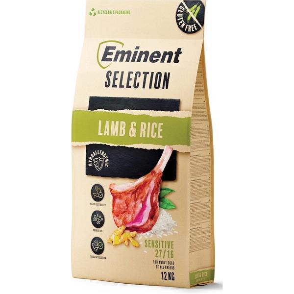 Eminent dog Selection Sensitive Lamb & Rice granule pre psy 12 kg