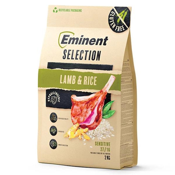 Eminent dog Selection Sensitive Lamb & Rice granule pre psy 2 kg
