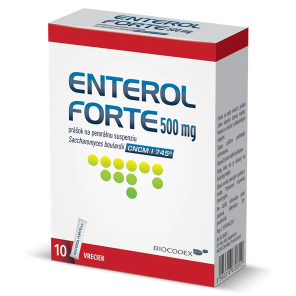 Enterol FORTE prášok na perorálnu suspenziu 500mg/10ks