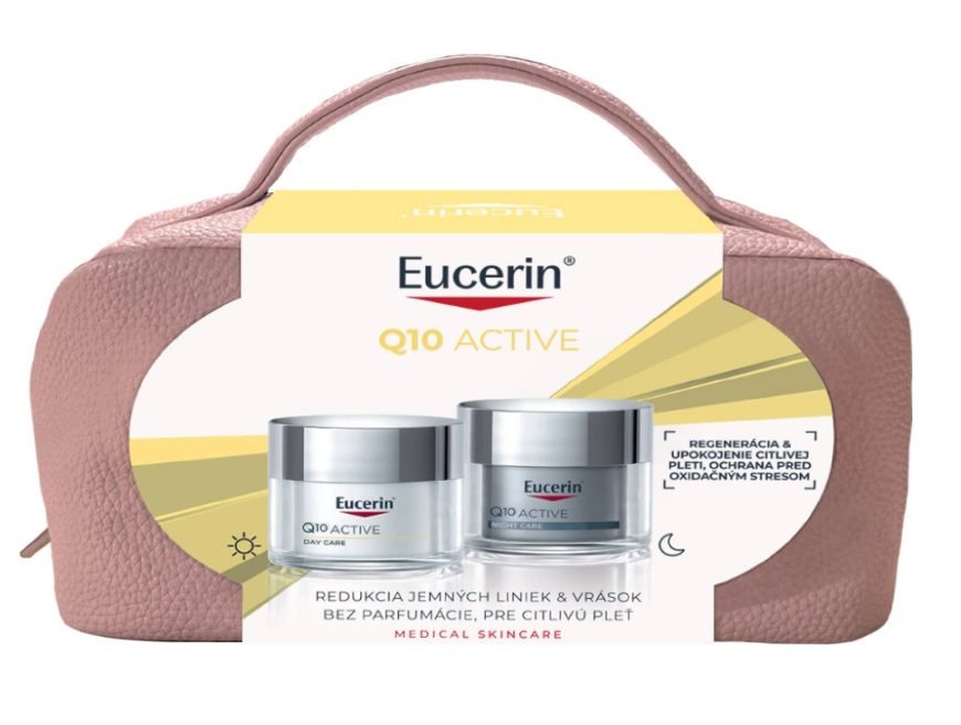 Eucerin Kazeta Q10 ACTIVE denný krém 50ml + nočný krém 50ml