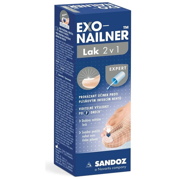 Exo-Nailner lak na nechty proti plesni 2v1 5ml