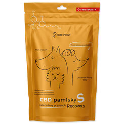 Maškrta s CBD Recovery S pre psy 100g