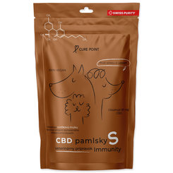 Maškrta pre psy s CBD Immunity S 100g