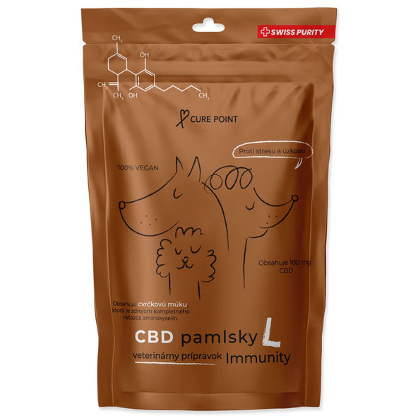 Maškrta pre s CBD Immunity L 100g