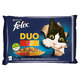 FELIX Fantastic DUO Multipack kura hovädzie morka jahňacie 4 x 85 g