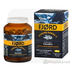 FJORD STRONG OMEGA-3 Rybí olej 80cps