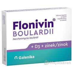 FLONIVIN BOULARDII vitamín D3 + ZINOK 10cps