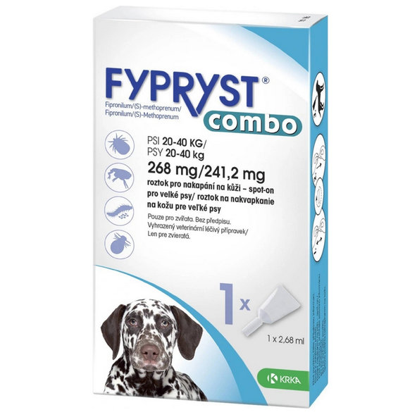 FYPRYST combo L - pipeta proti kliešťom a blchám pre veľké psy 2,68 ml