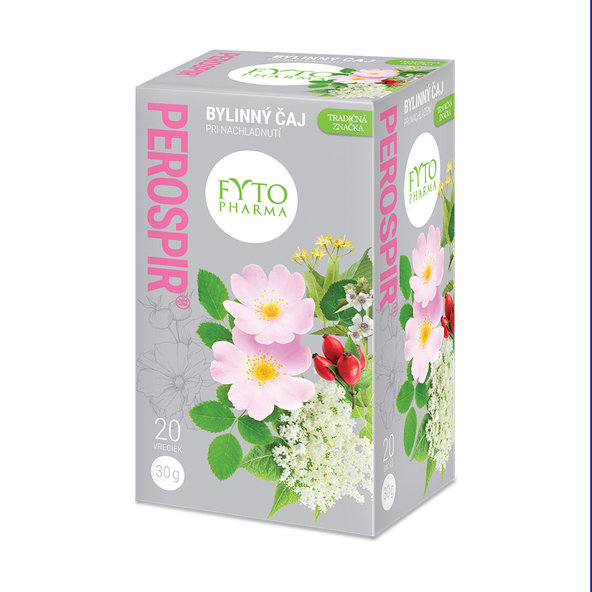 FYTOPHARMA Čaj Perospir pri chrípke a nachladnutí 20 x 1,5 g