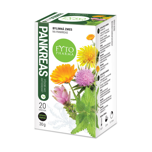 FYTO Bylinný čaj NA PANKREAS, 20x1,5g