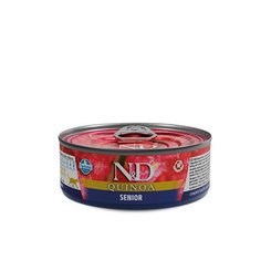 Farmina N&D cat QUINOA senior lamb konzerva pre mačky 80 g