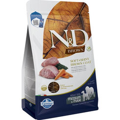 Farmina N&D dog BROWN (GF) adult med/max, spirulina & carrot, lamb 2 kg