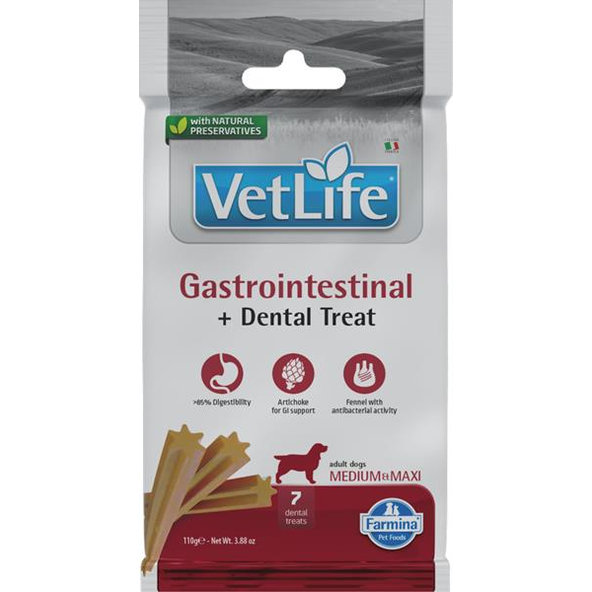 Farmina Vet Life Dog Gastrointestinal Adult medium & maxi maškrta pre psy 110g