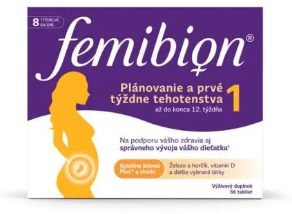 P&G Health Femibion 1 Plánovanie a prvé týždne tehotenstva 56 tabliet