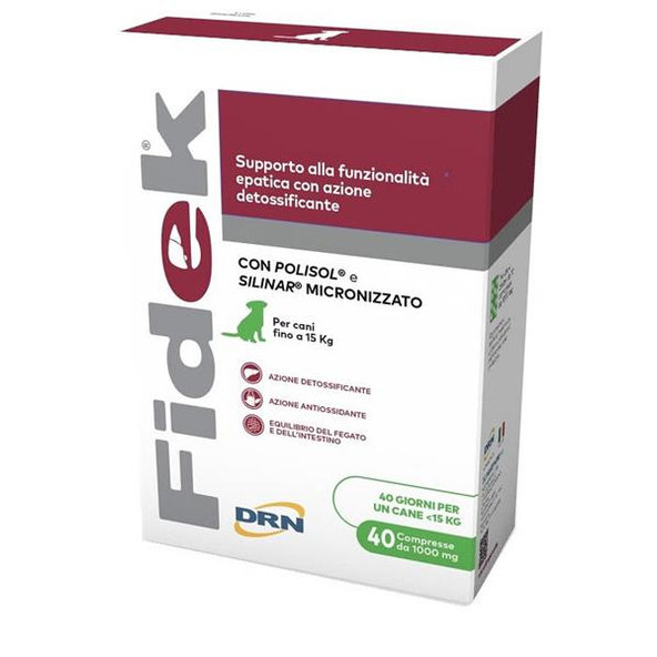 Fidek podpora funkcie pečene s detoxikačným účinkom pre psy 1000mg/40 tabliet