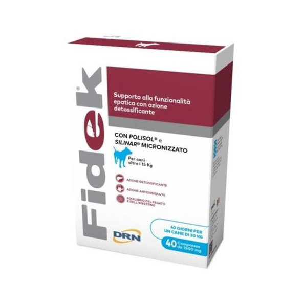 Fidek podpora funkcie pečene s detoxikačným účinkom pre psy 1500mg/40 tabliet