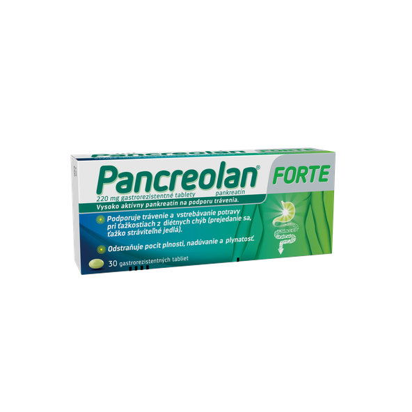 Zentiva PANCREOLAN FORTE na trávenie 30tbl