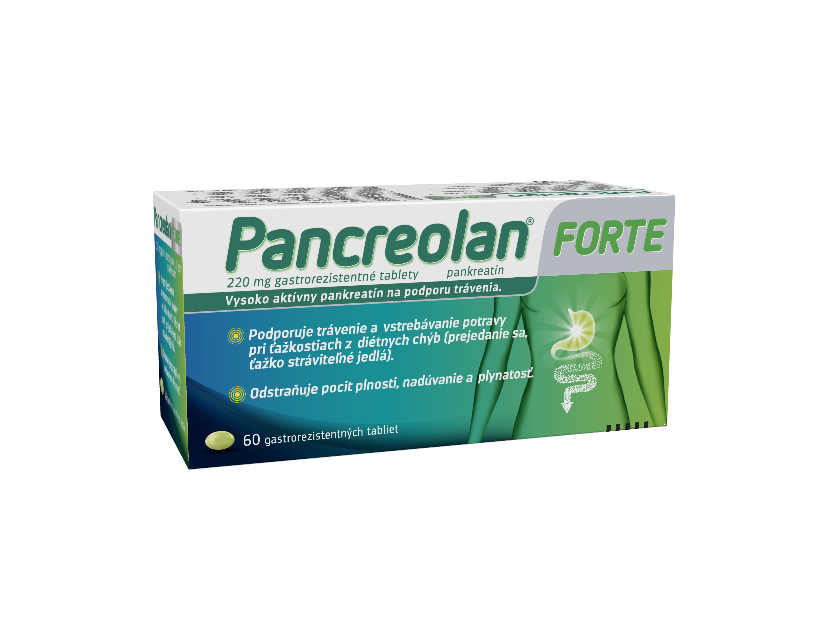 Pancreolan Forte tbl.ent.60 x 220 mg