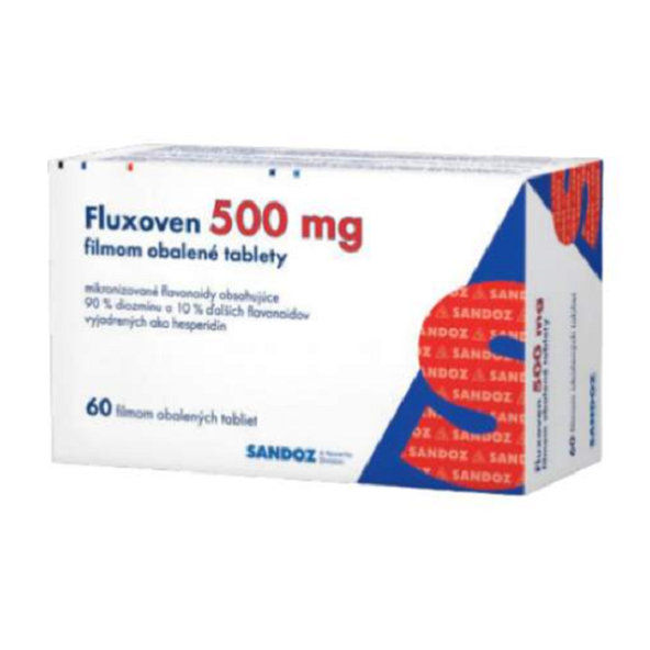 Fluxoven pre zdravé žily 500mg/60 tabliet
