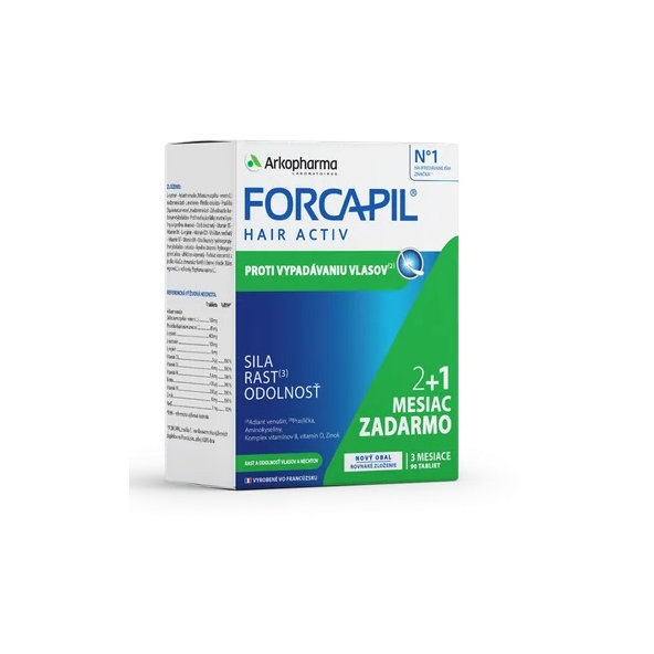 FORCAPIL HAIR ACTIV 60+30 tabliet ZADARMO