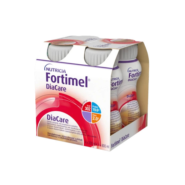 Fortimel DiaCare s čokoládovou príchuťou 24 x 200 ml