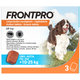 FRONTPRO L 68mg žuvacie tablety pre psy proti kliešťom a blchám >10–25 kg, 3tbl