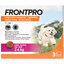 FRONTPRO S 11mg žuvacie tablety pre psy proti kliešťom a blchám 2–4kg, 3tbl