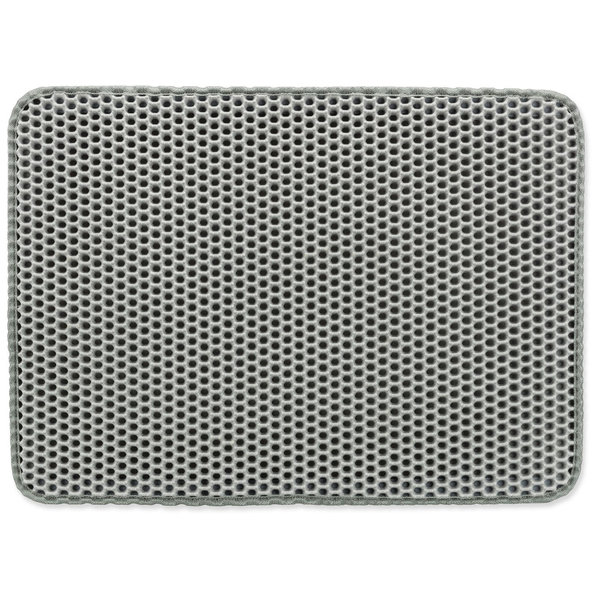 Cat litter tray sieve-mat, EVA, 58 × 75 cm, grey