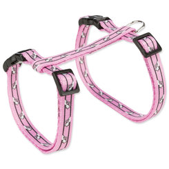 Postroj Trixie pre mačky s vodítkom vzor mačky 27–45 cm/10 mm, 1.20 m