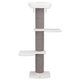 Acadia scratching post with wall mounting, 160 cm, grey