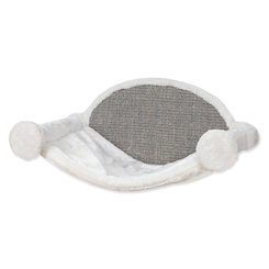 Odpočívadlo Hammock 54×28×33cm bielo-šedé