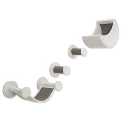 Set Trixie k pripevneniu na stenu 4 diely biela/šedá