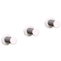 Wall set 3, 3 steps, 3 × ø 18 × 22 cm, white/grey