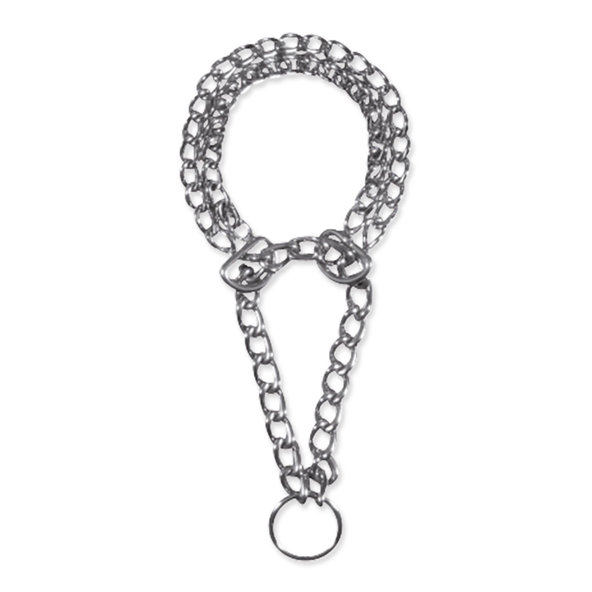 Obojok Trixie polosťahovacia reťaz dvojradový  50cmx2,5mm