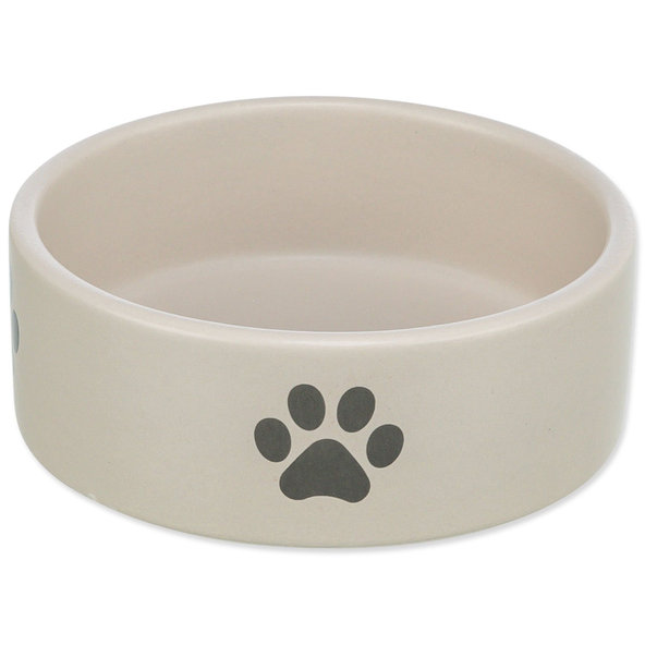 Miska Trixie keramická motív packy šedá 0.3 l/ø 12 cm