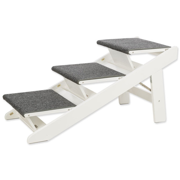Rampa Trixie schody skladacie biele 44x46x106cm