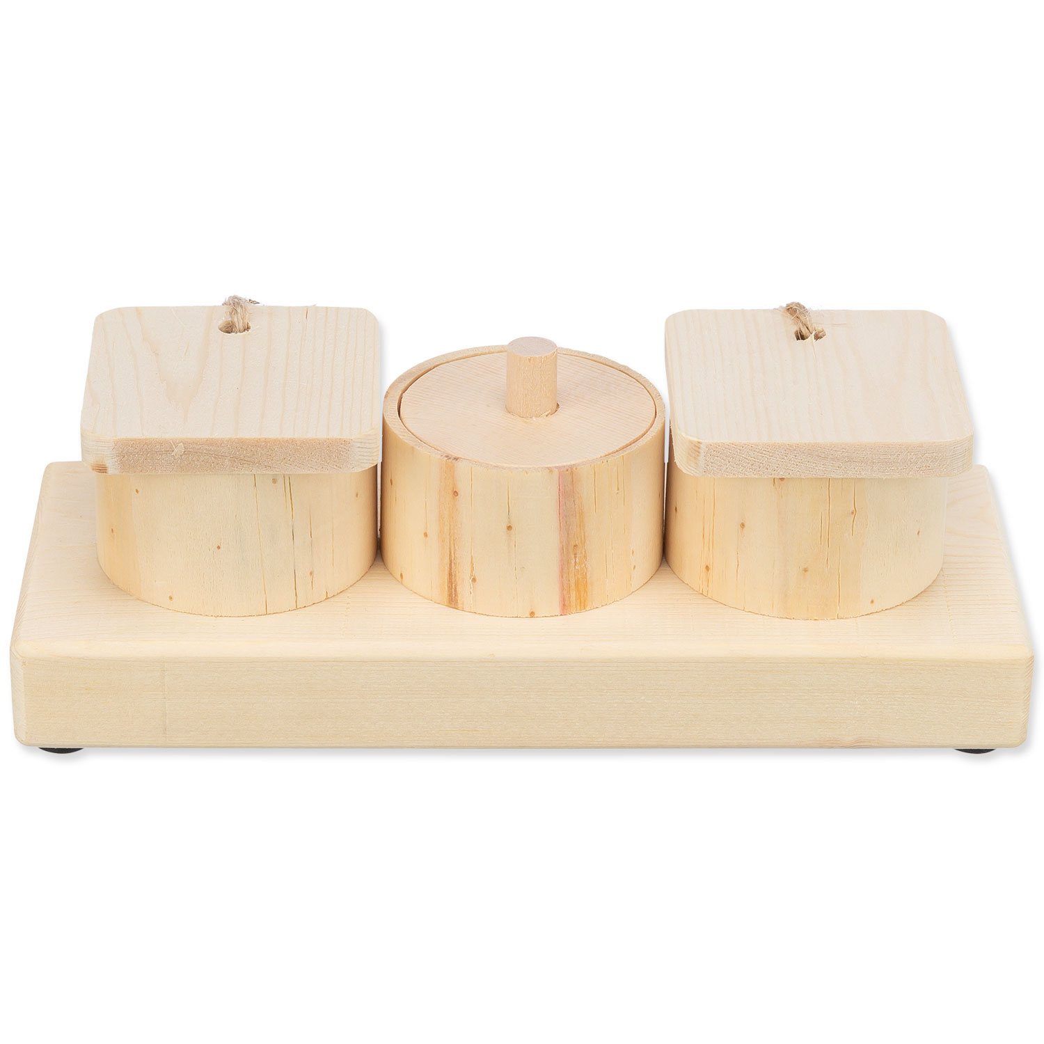 Trixie Snack Cups interaktívny hra drevo 15 x 4,5 x 6 cm