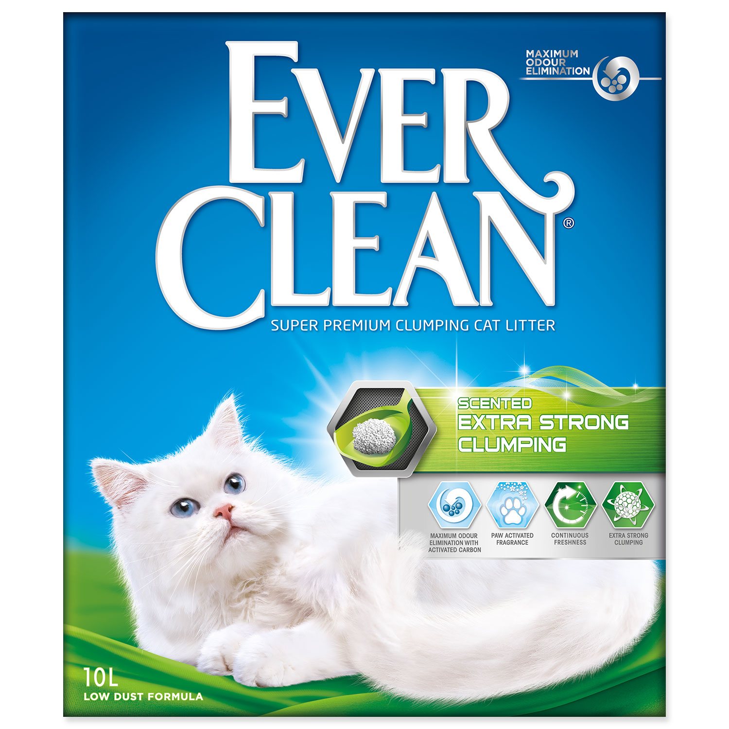 Podstielka Ever Clean Scented, hrudkujúca 10l