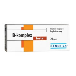 GENERICA B-komplex forte 20 tabliet