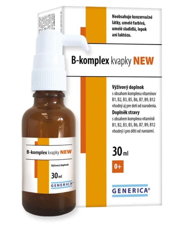 GENERICA B-komplex kvapky 30 ml