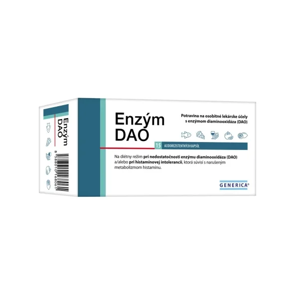 GENERICA Enzým DAO 15 kapsúl