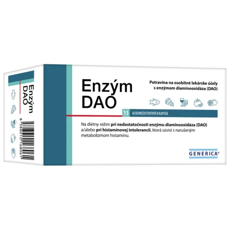 GENERICA Enzým DAO 15 kapsúl