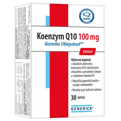 GENERICA Koenzym Q10 Kaneka Ubiquinol 100mg/30cps