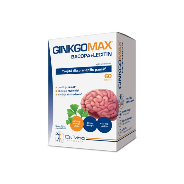 GINKGOMAX+BACOPA+LECITÍN - DA VINCI 60cps