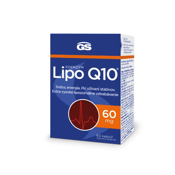 GS Koenzým Lipo Q10 60 mg 60 kapsúl