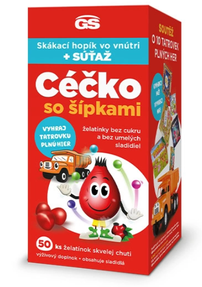 GS Céčko so šípkami žuvacie tablety s vitamínom C bez cukru 50 ks kúpite na Najlekaren.eu